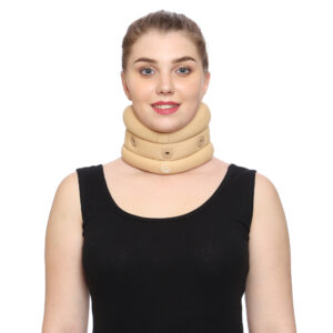 GHK H15 Cervical Collar Soft for Complete Neck Support Unisex Skin Colour