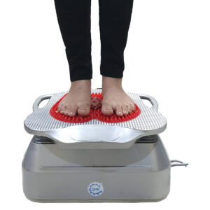 GHK H22 Electric Oxygen & Blood Circulation Machine Full Body Massager BCM (Silver-Red)