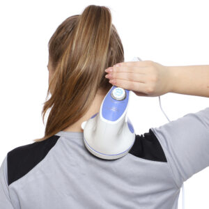 GHK H23 Relax & Spin Tone Corded Electric Handheld Massager for Full body, Multicolor