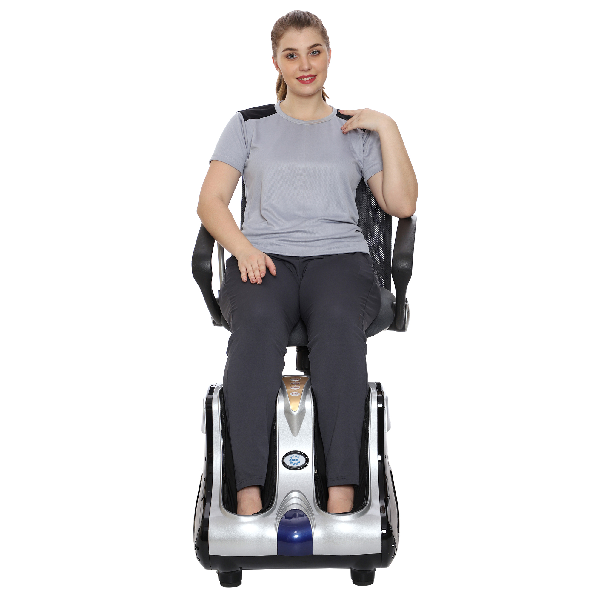 GHK H30 Leg and Foot Massager Machine with Foot Rollers & Vibration for Complete Relaxation