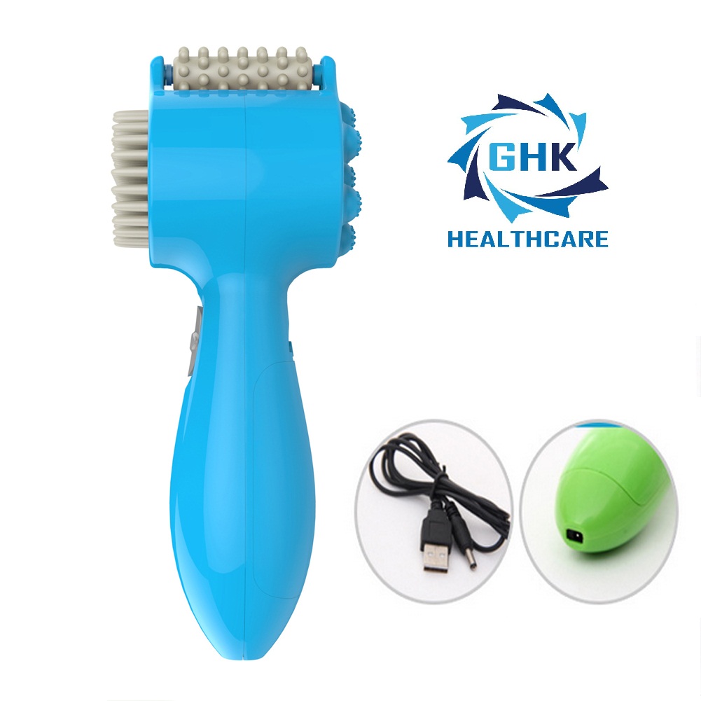 GHK H38 USB Powered Multi Function Brain Comfort Massager for Head Body & Face