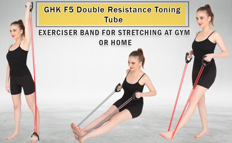 GHK F2 Muscle Strengthening Multifunctional Pull Rope Wheel Manual  Exerciser with Free Bag Home Gym Equipment Fitness Body Toner for Both Men  & Women – GHK ONLINE STORE