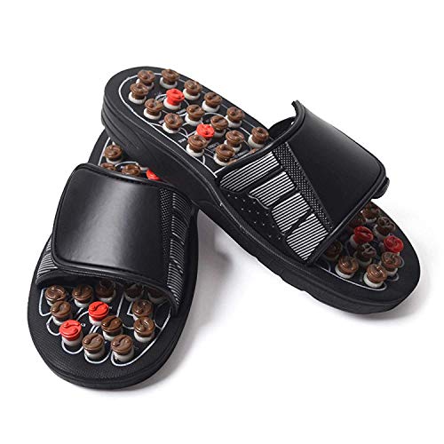 GHK H27 Deluxe Spring Acupressure and Magnetic Therapy Chappal Slippers for Full Body Blood Circulation