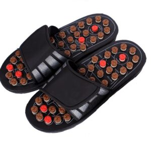 GHK H27 Deluxe Spring Acupressure and Magnetic Therapy Chappal Slippers for Full Body Blood Circulation