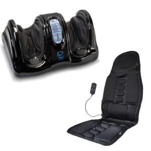 GHK HC2 Portable Compact Foot Massager & Car Seat Massager Special Combo