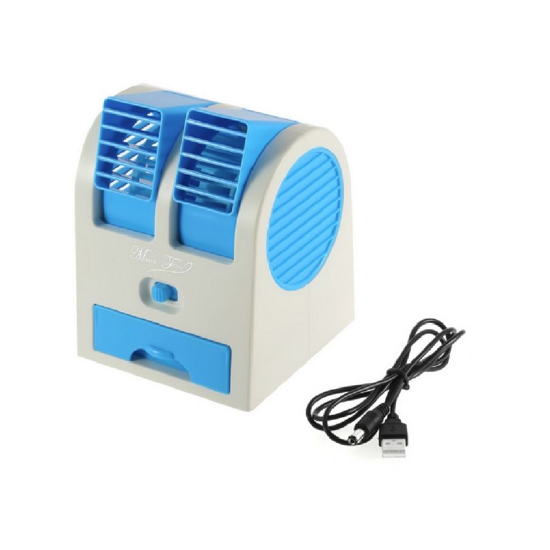 GHK M1 Air Cooler Fan Mini Portable Compact USB Operated Adjustable & Dual Air Wing Multipurpose for Desk, Office, Kitchen & Car (Color Will be dispatched as per Availability)