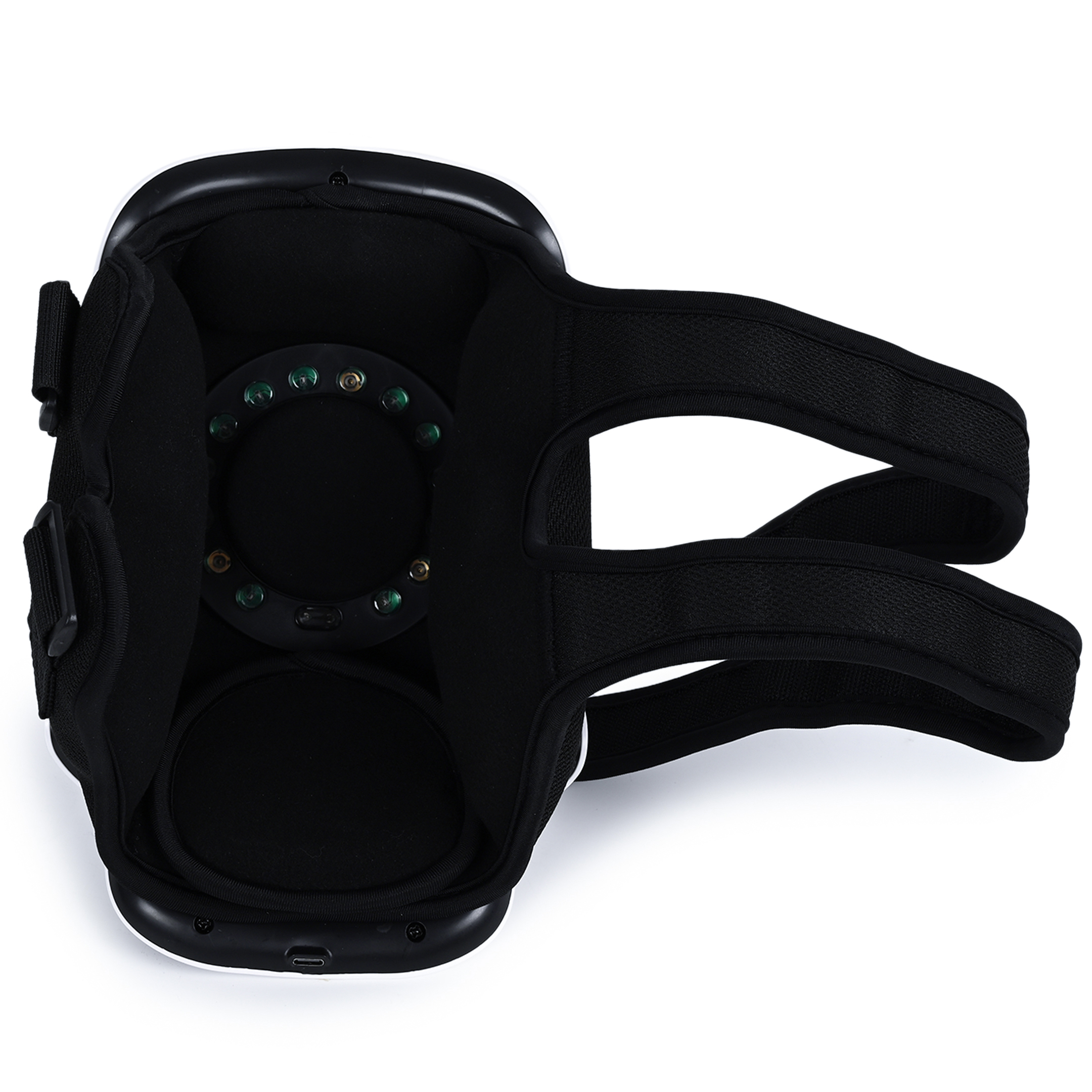 GHK H103 Wireless Rechargeable Relaxing Knee Massager for Joint Pain Relief, with Heat Therapy & Vibration, Strap Up Back Design, Large LED Screen - Image 4