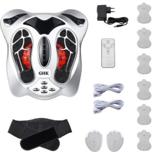 GHK H104 Health Protection Machine Stimulator Electric Massager Ems Technology For Full Relaxation Back,Neck, Thigh, Belly & Foot Pain Relief & Improve Blood Circulation