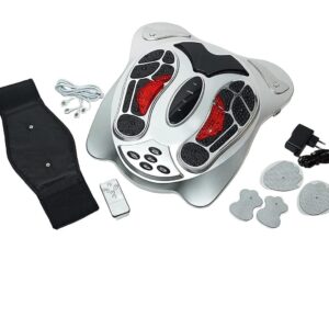 GHK H104 Health Protection Machine Stimulator Electric Massager Ems Technology For Full Relaxation Back,Neck, Thigh, Belly & Foot Pain Relief & Improve Blood Circulation