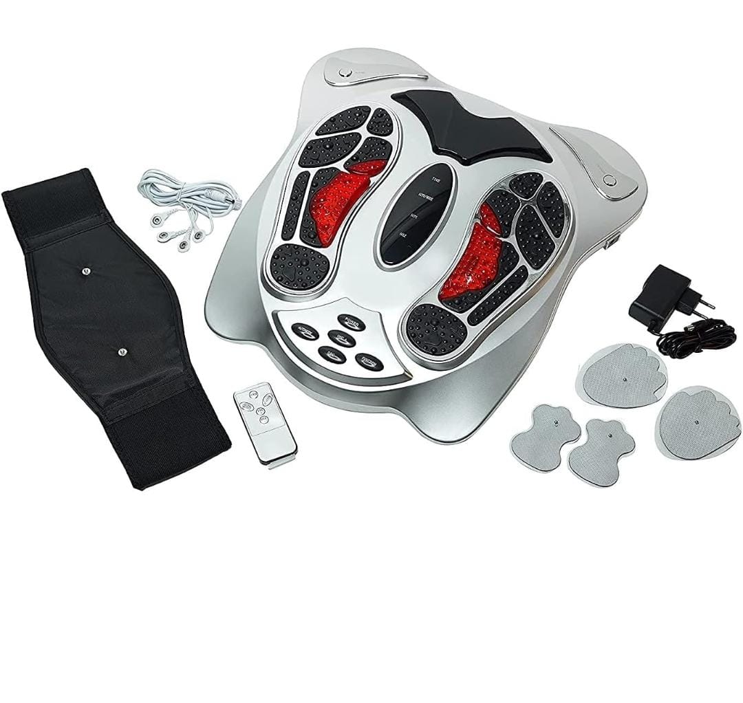 GHK H104 Health Protection Machine Stimulator Electric Massager Ems Technology For Full Relaxation Back,Neck, Thigh, Belly & Foot Pain Relief & Improve Blood Circulation