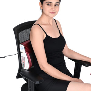 GHK H108 Electric Neck, Back Shiatsu Full Body Massager for Pain Relief Home & Office Use, Massage Pillow, Electric Charger Included (Unisex, Multi)